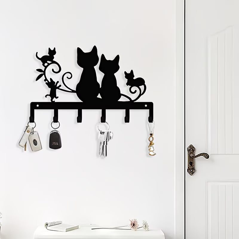 perchero para llaves con forma con diseño de animales