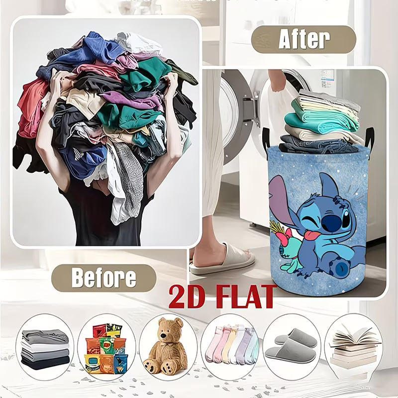 cesta plegable de ropa