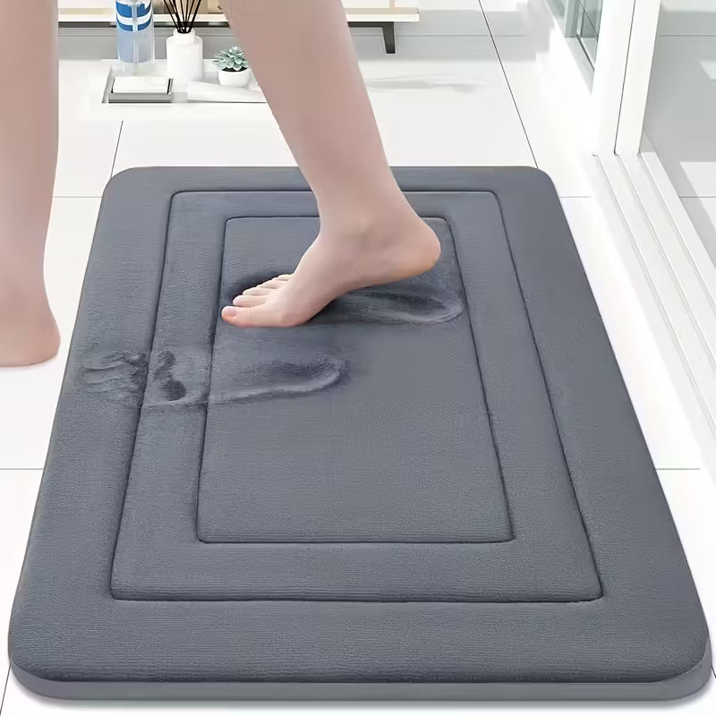 Alfombra de cocina antideslizante frente a fregadero con superficie absorbente
