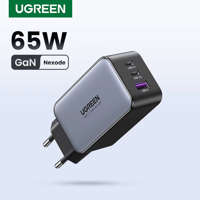 cargador marca UGREEN 2 TIPO C Y UCB