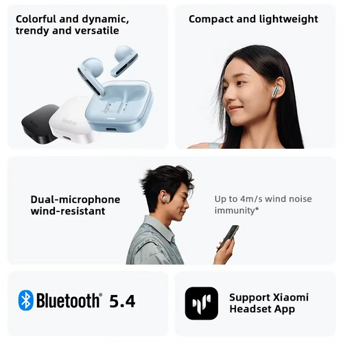 audifonos  Xiaomi Redmi Buds 6 Active TWS 2024  Bluetooth 5.4 | 30h Batería + 5 Modos Audio 🎵