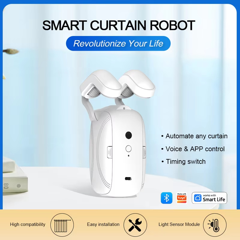 Robot de cortina inteligente Bluetooth Avatarbot con control automático