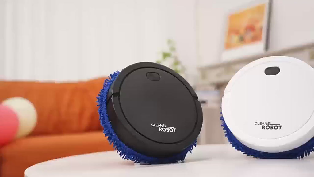 🤖 Robot  Fregasuelos Inteligente 2 en 1 - Limpieza Automática Húmeda y Seca Silenciosa para el Hogar