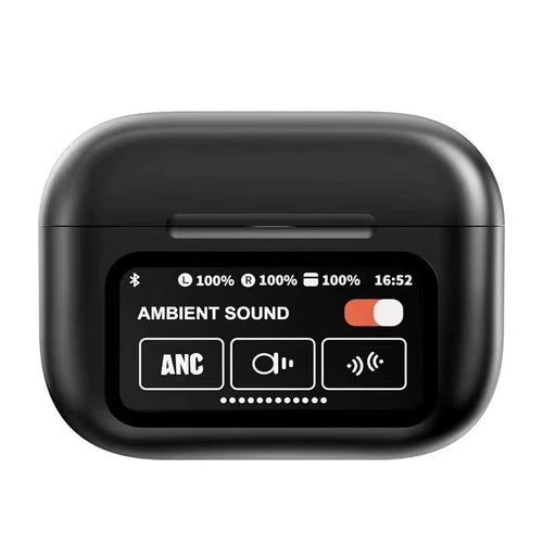 Audifonos  Bluetooth A9 Pro con Pantalla LCD Táctil y Cancelación Activa de Ruido